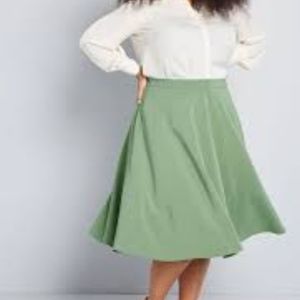 Modcloth Just This Sway Skirt